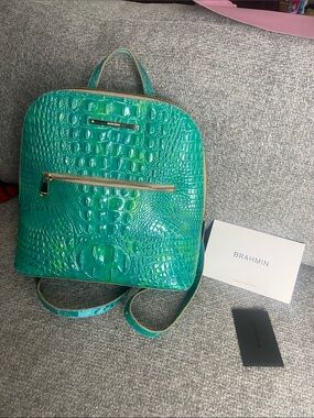 brahmin-rosemary-croc-embossed-leather-backpack Brahmin | Bags | Brahmin Rosemary Backpack